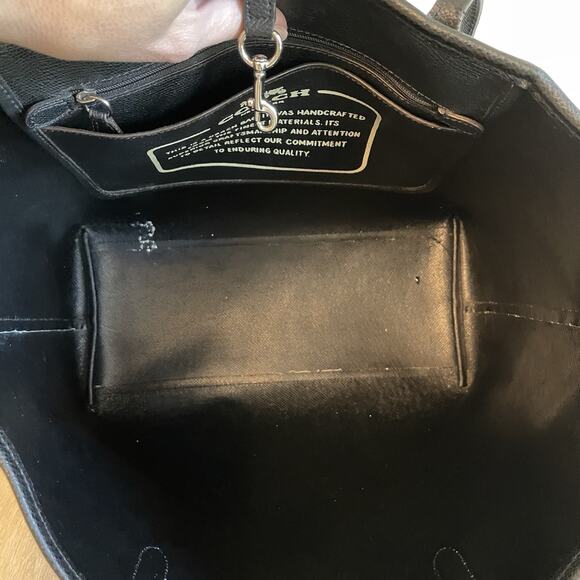 Coach Black and Brown Leopard Print Tote - Picture 13 of 16